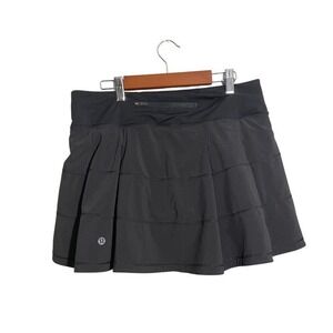 Lululemon Pace Rival Skort Tennis Casual Women's Size 8 W8A79T Black